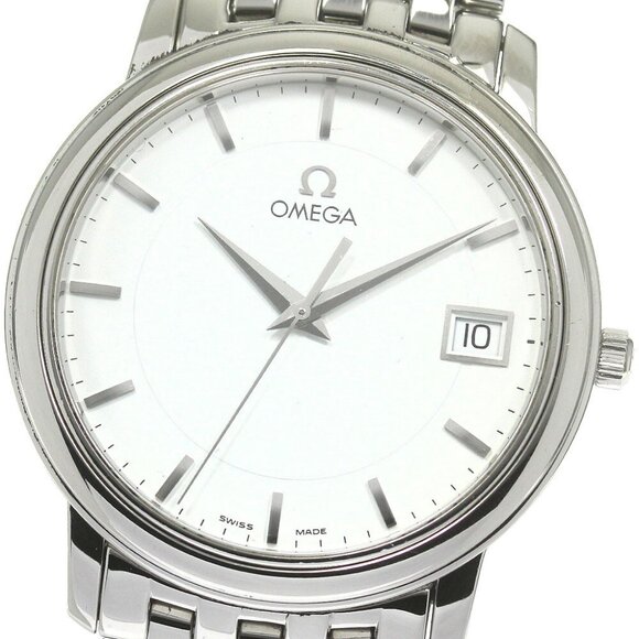 OMEGA De Ville Prestige 4510.21 Date white Dial Quartz Men\'s Watch_845004 main image 10
